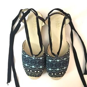Nicole Miller Quean Lace up espadrille Sandals